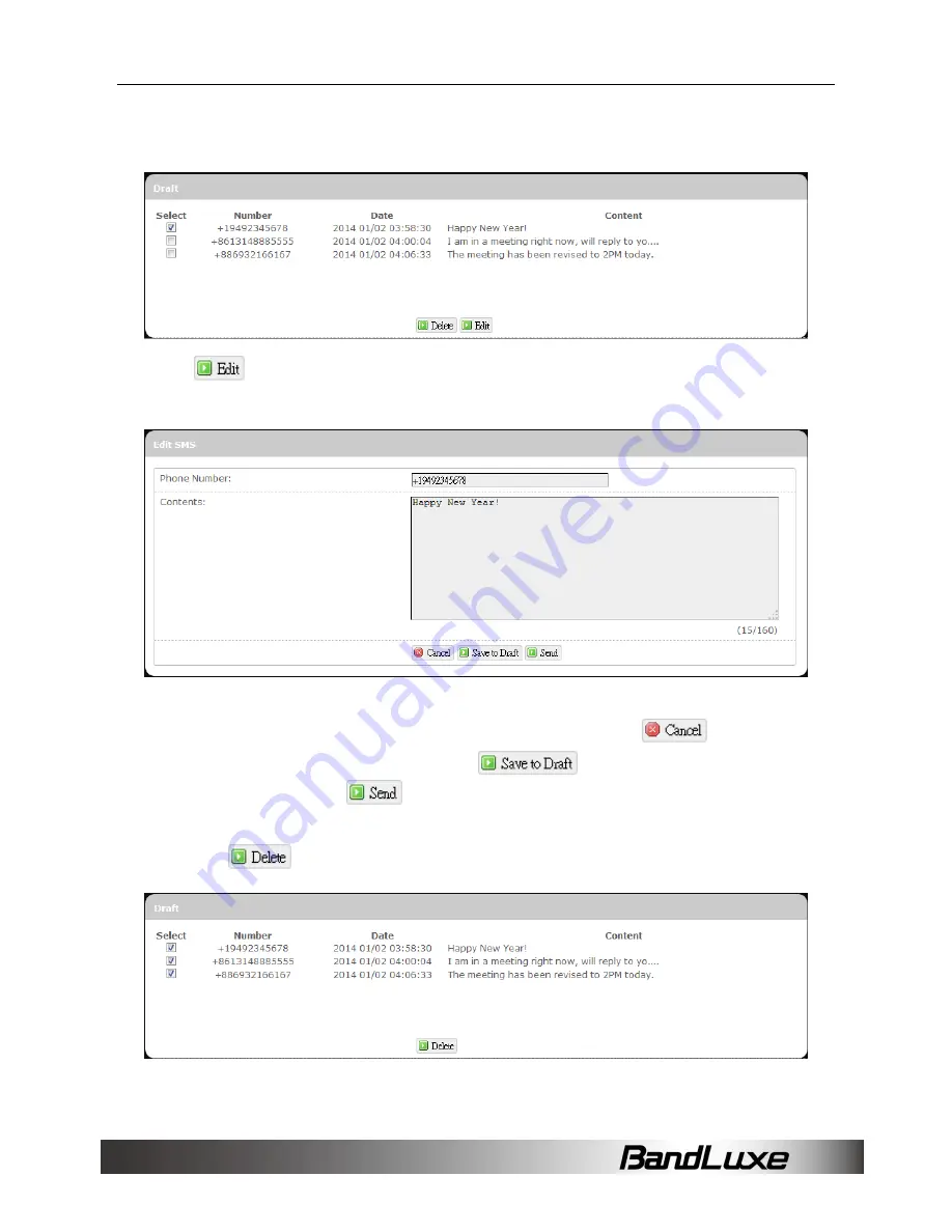 BandLuxe R560 Series User Manual Download Page 61