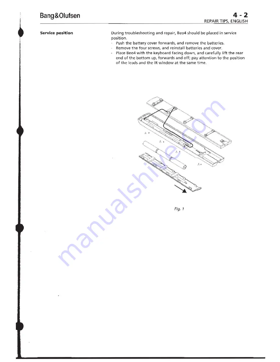 Bang & Olufsen Beo4 1624 Скачать руководство пользователя страница 13