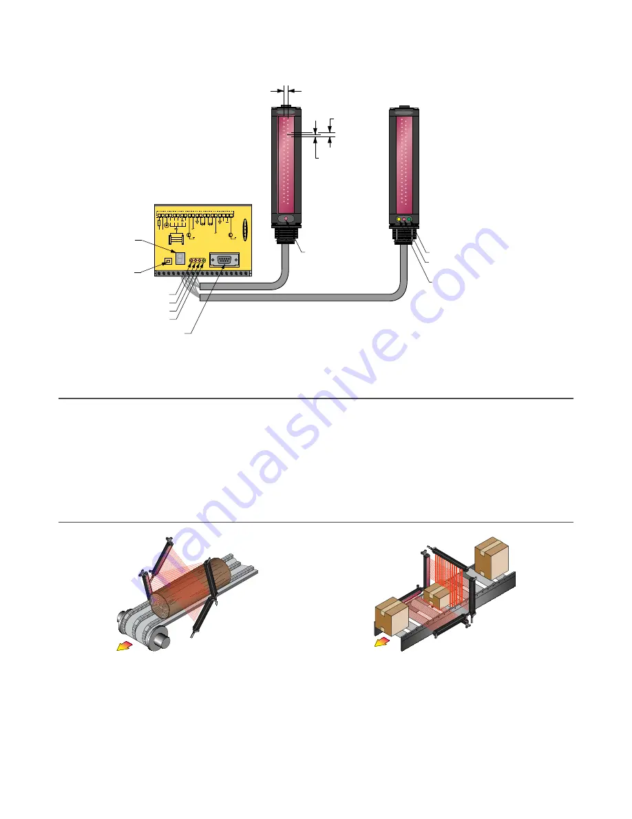 Banner A-GAGE High-Resolution MINI-ARRAY MAHE6A Instruction Manual Download Page 6