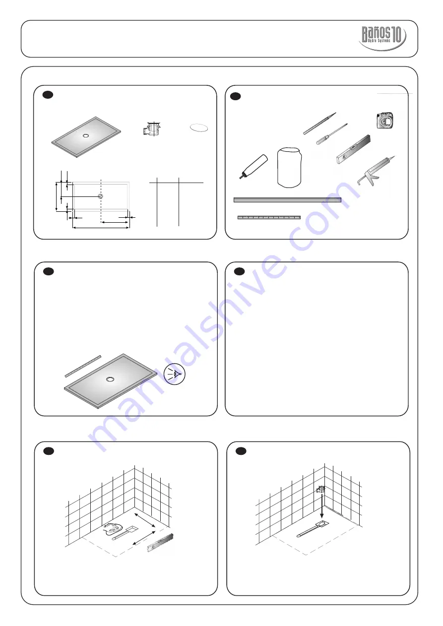 Baños 10 COLUMBIA Installation Manual Download Page 1