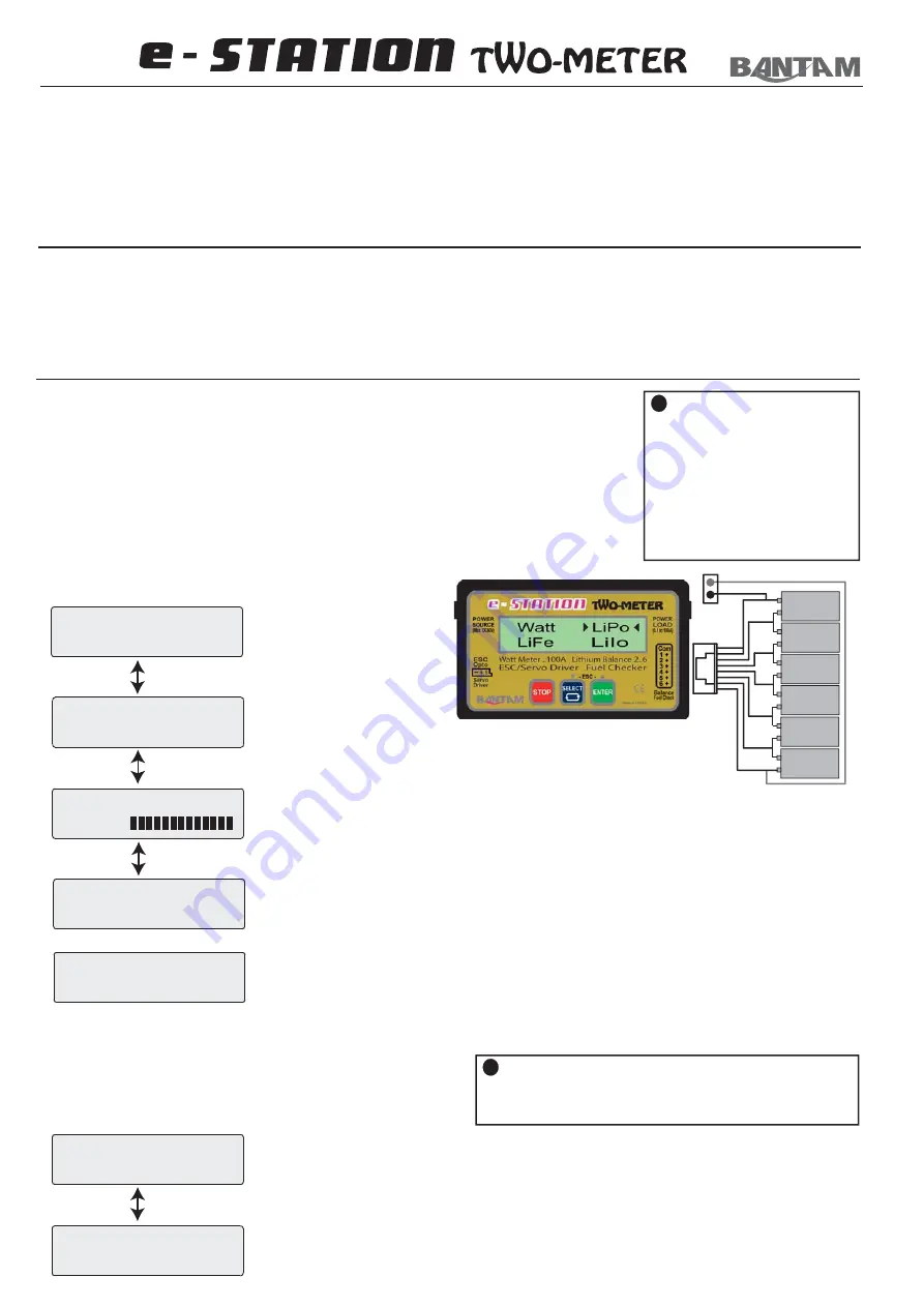 Bantam e-STATION TWO-METER Скачать руководство пользователя страница 1