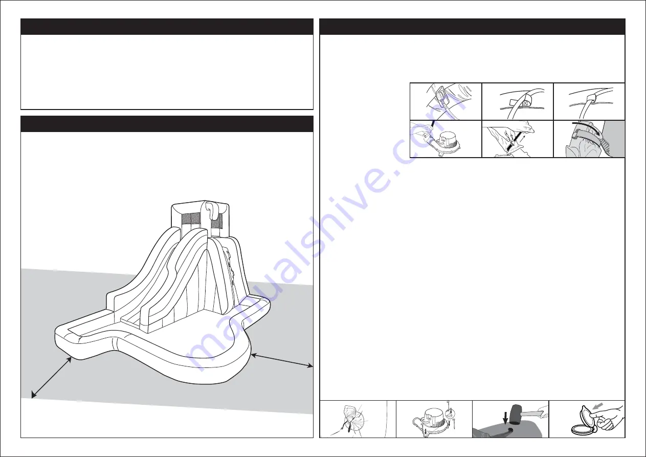 Banzai Slide 'N Soak Splash Park 90321 Manual Download Page 3