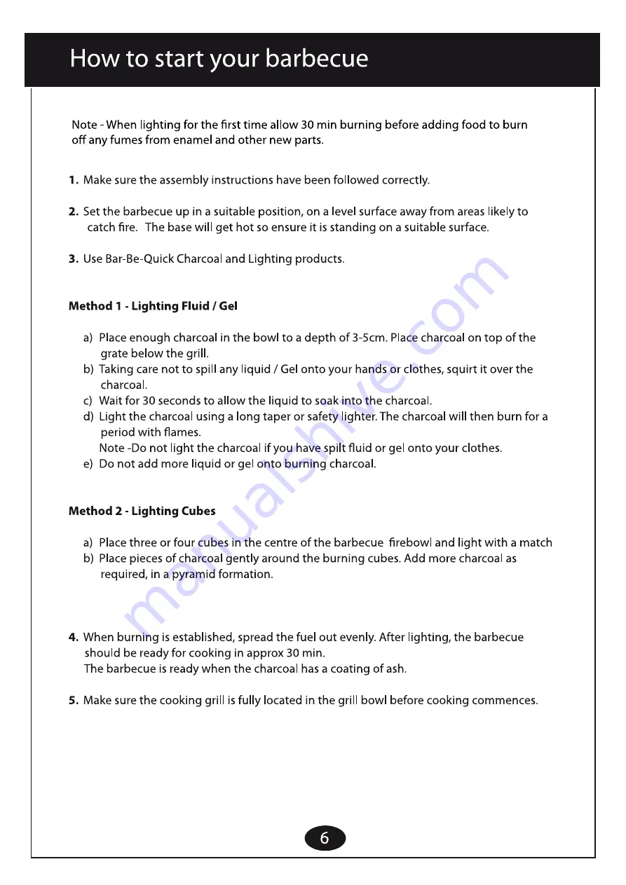 BAR-BE-QUICK BQ2181-1A Assembly Instructions Manual Download Page 6