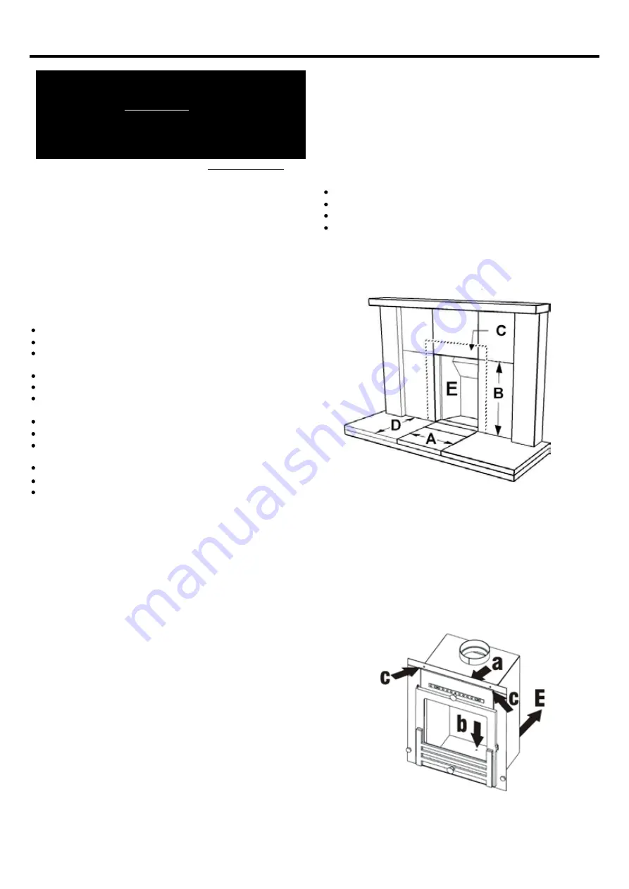 BAR-BE-QUICK inStove BS1251 Installation And Operating Instructions Download Page 2