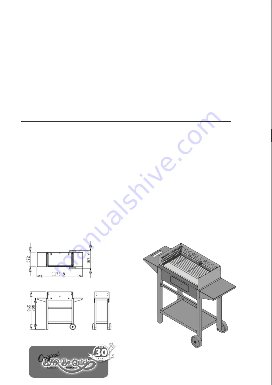 BAR-BE-QUICK Trolley Grill & Bake Скачать руководство пользователя страница 4