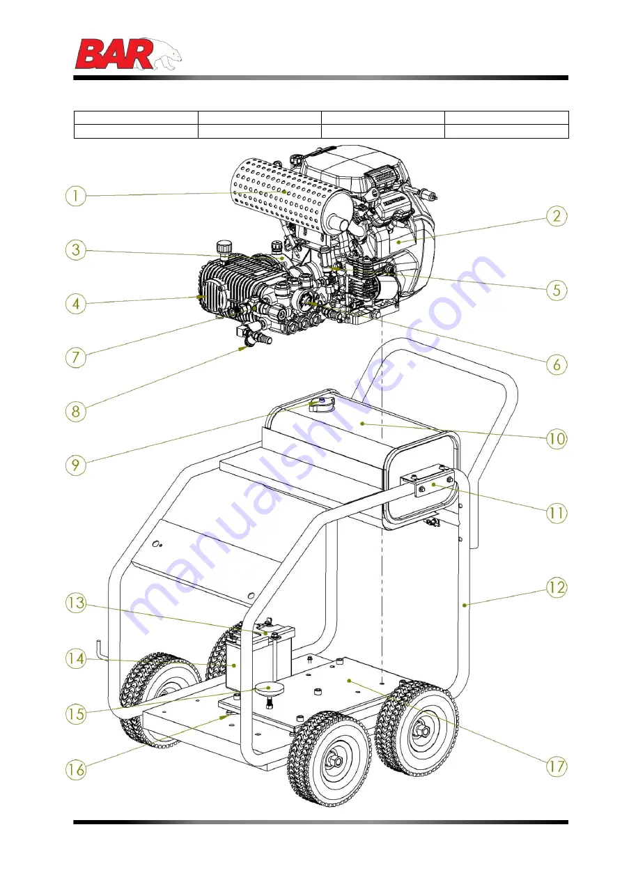 bar 120 BAR4023CG-HEC 2 Operator'S Manual Download Page 32