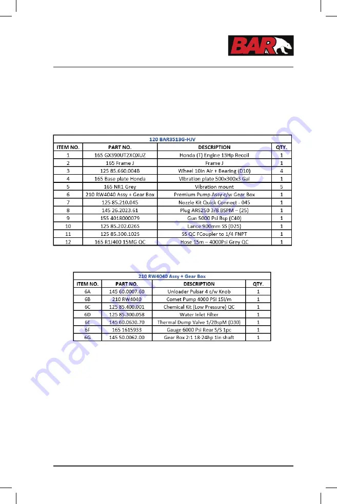 bar BAR4013-HJ User Manual Download Page 37