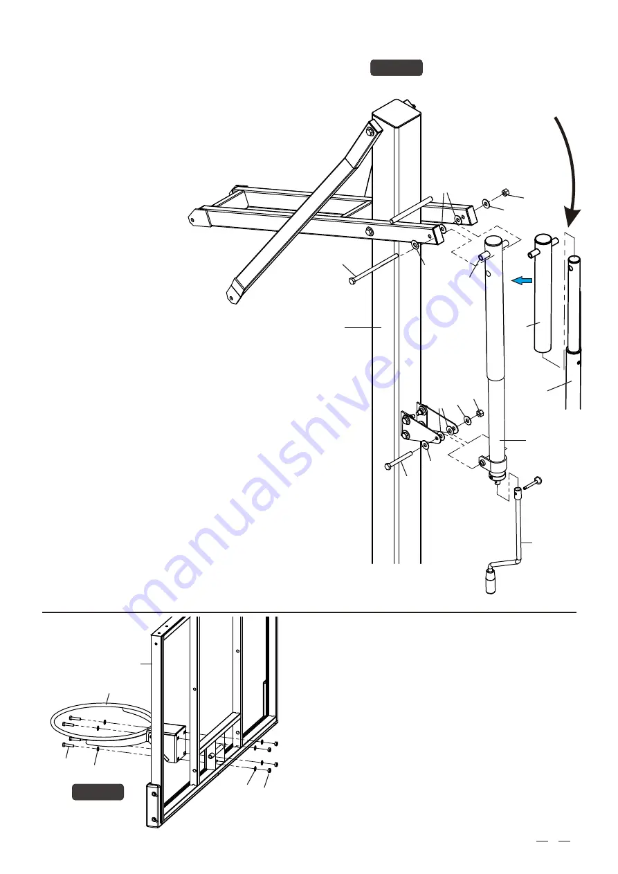 Barbarian Basketball Systems Titanium GC-6X72 Assembly Instructions And Owner'S Manual Download Page 7