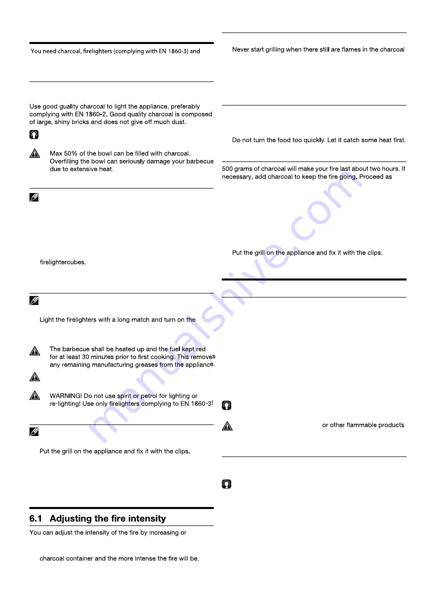 Barbecook CARLO User Manual Download Page 6