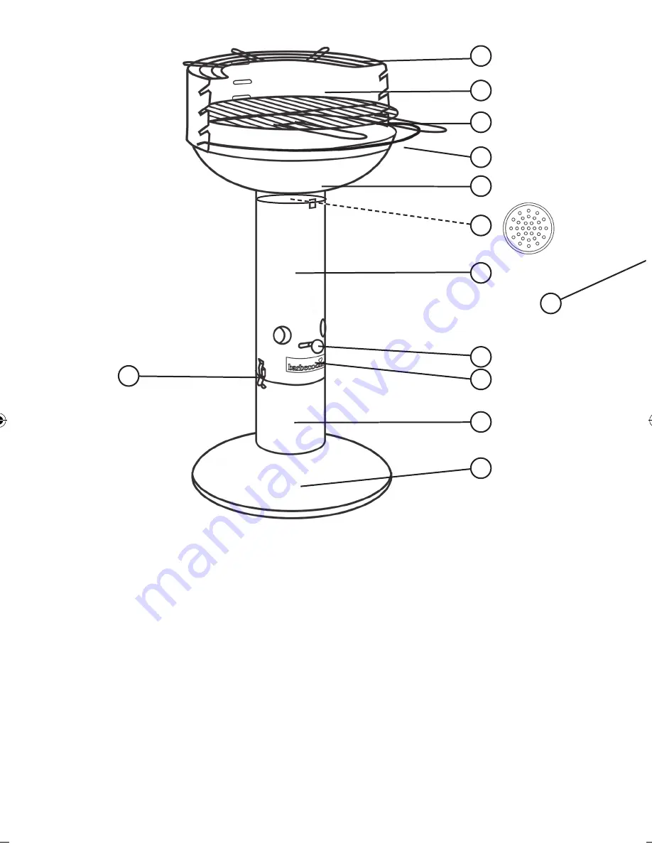 Barbecook Major Kiwi 223.5030.000 Quick Start Manual Download Page 2