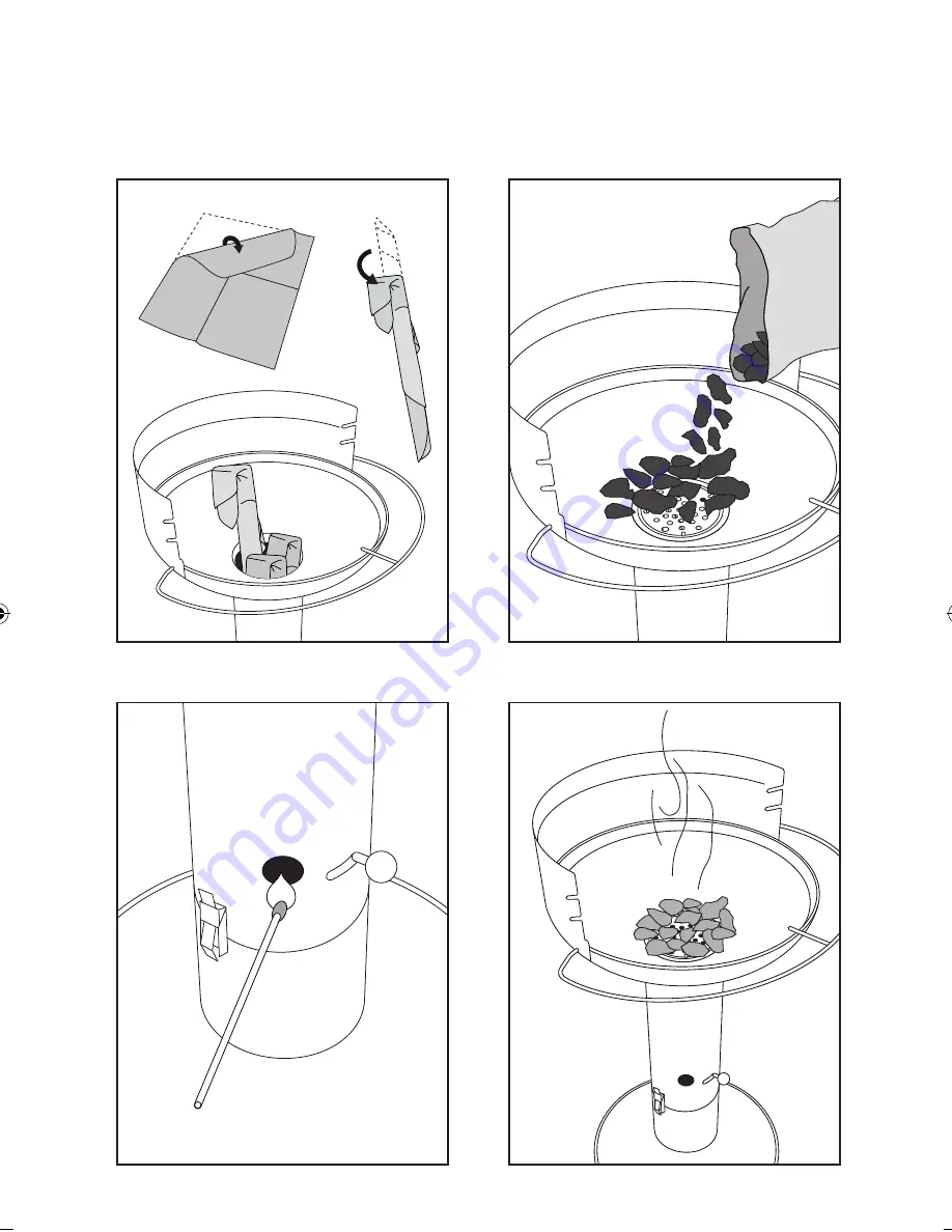 Barbecook Major Kiwi 223.5030.000 Quick Start Manual Download Page 4