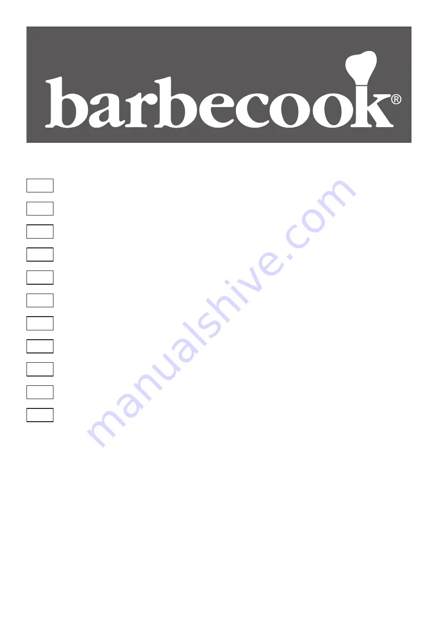 Barbecook NASSAU INOX III Скачать руководство пользователя страница 12