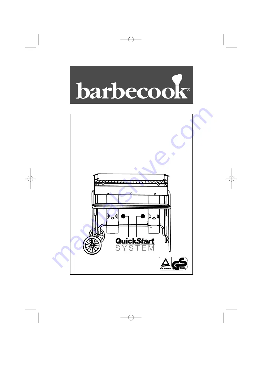 Barbecook PARTY QuickStart Скачать руководство пользователя страница 1