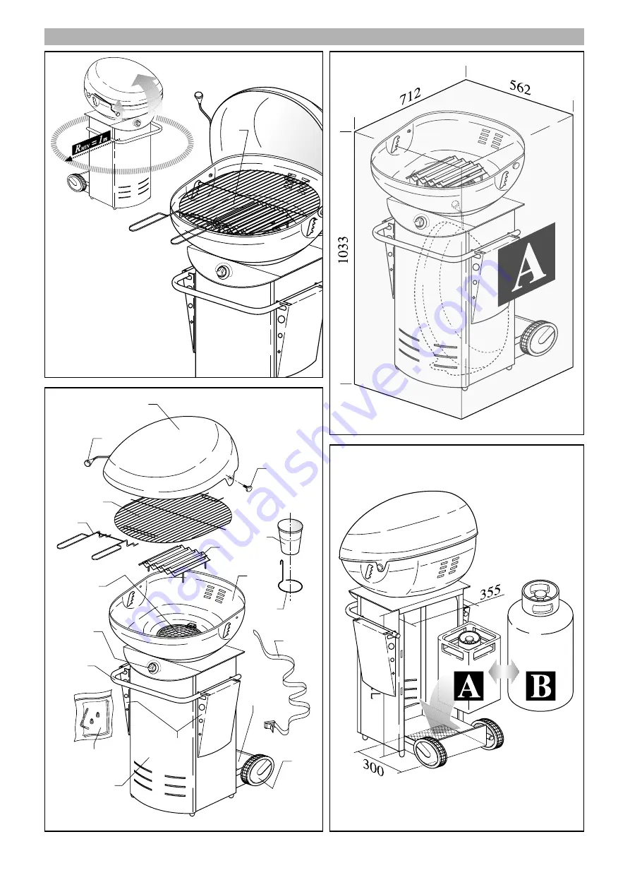 Barbecook RADIANT User Manual And Assembly Instructions Download Page 3