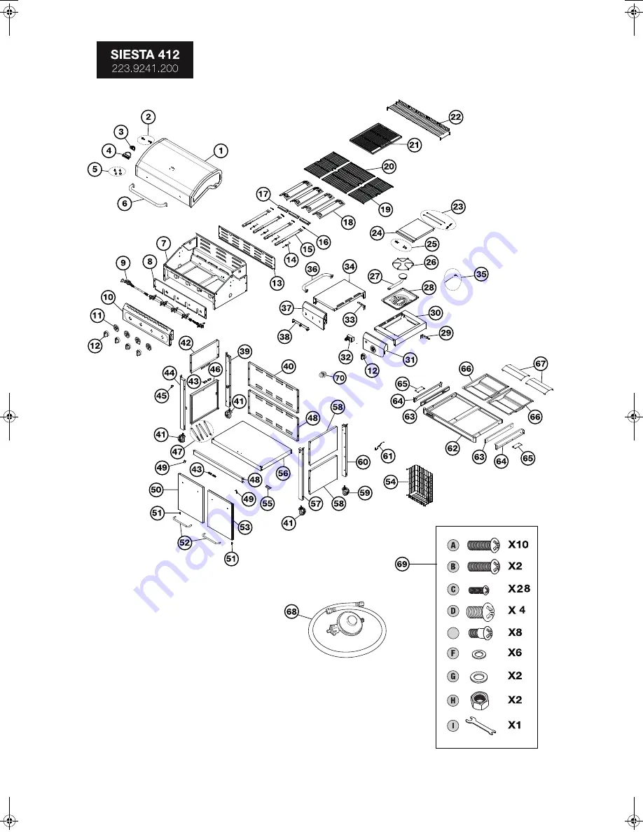 Barbecook SIESTA 412 223.9241.200 Скачать руководство пользователя страница 88