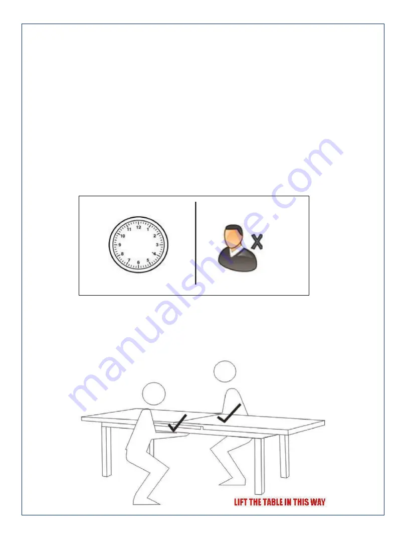 Barbeques Galore Dakota Extension Table DAKEXTT250L Assembly Instructions Manual Download Page 2