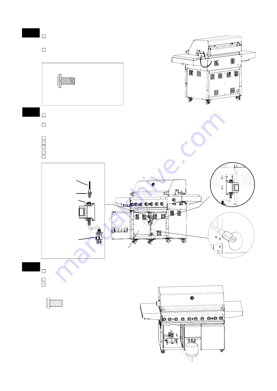 Barbeques Galore Grand Turbo B3816ALP Operator'S Manual Download Page 18