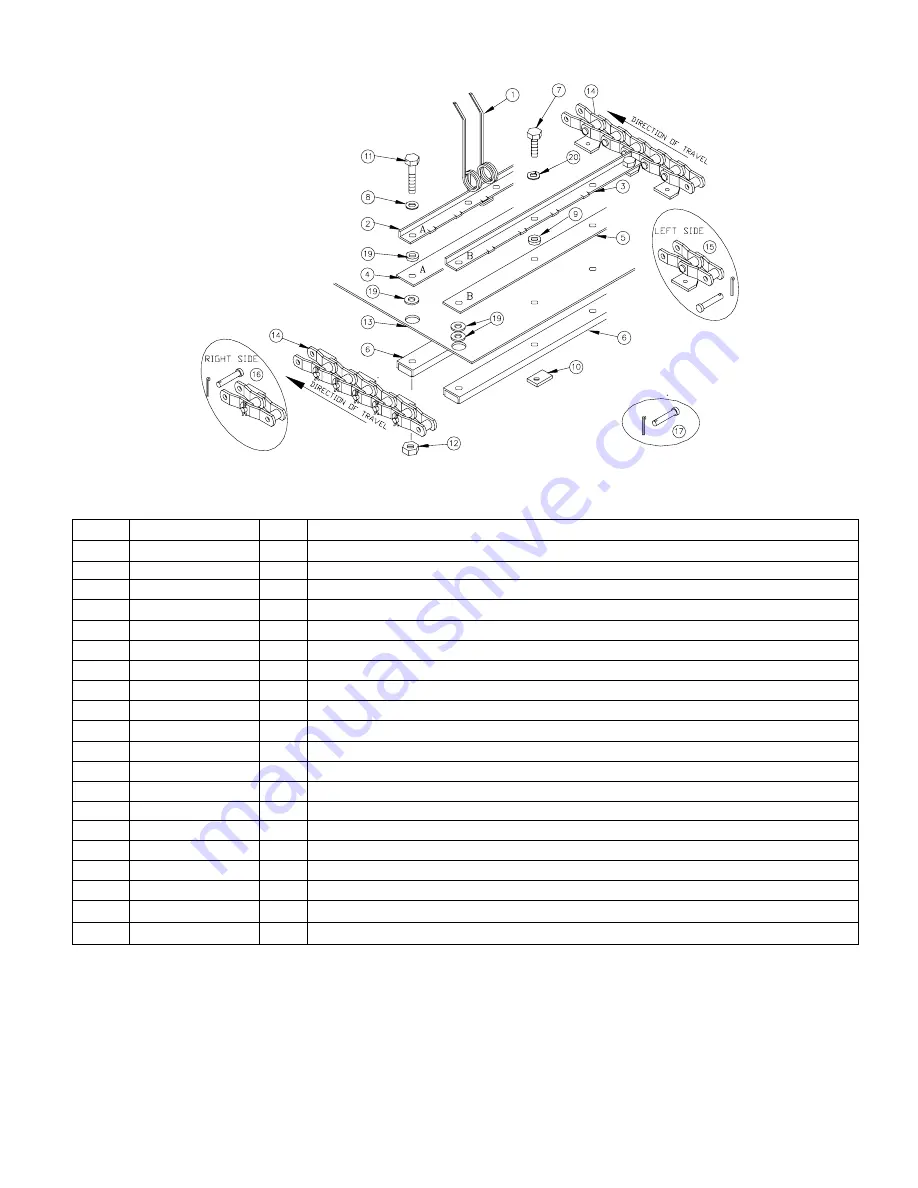 Barber SURF RAKE 600HD Instruction & Parts Manual Download Page 25