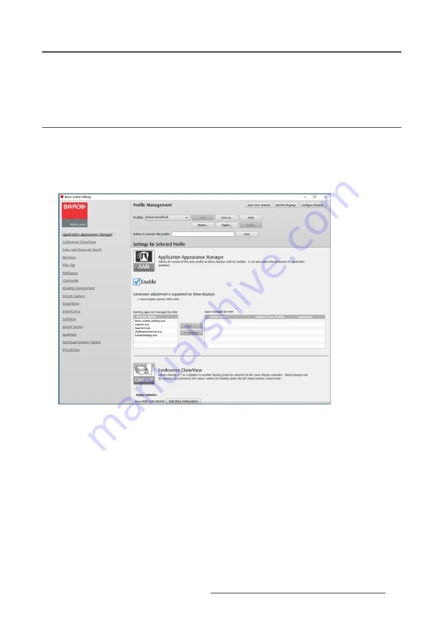 Barco MXRT-1450 User Manual Download Page 23