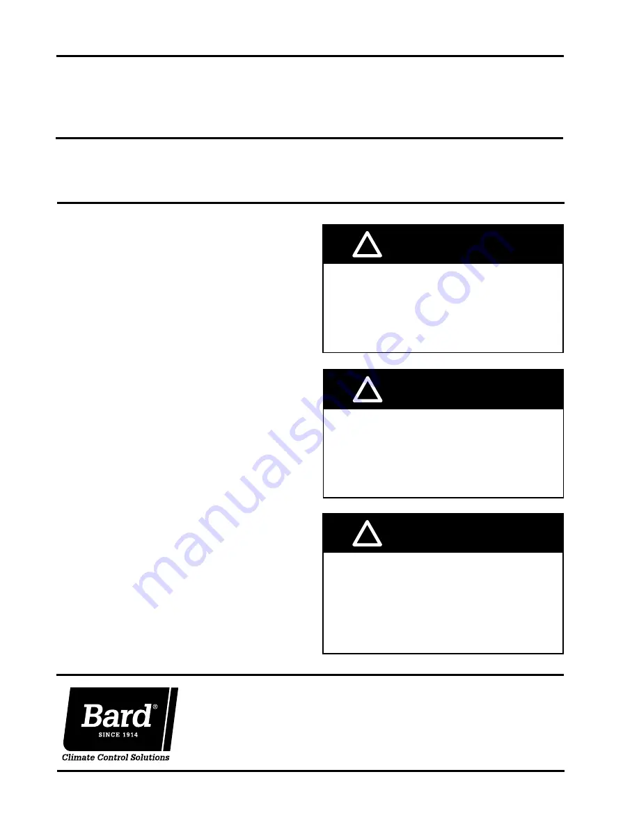 Bard CMA-39 Supplemental Instructions Download Page 1