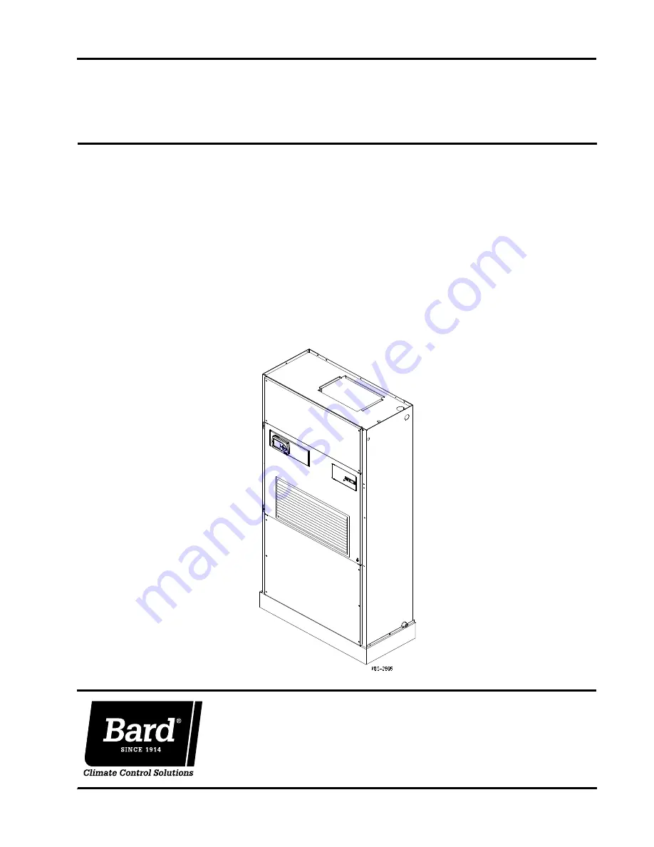 Bard Q24A2DA Installation Instructions Manual Download Page 1