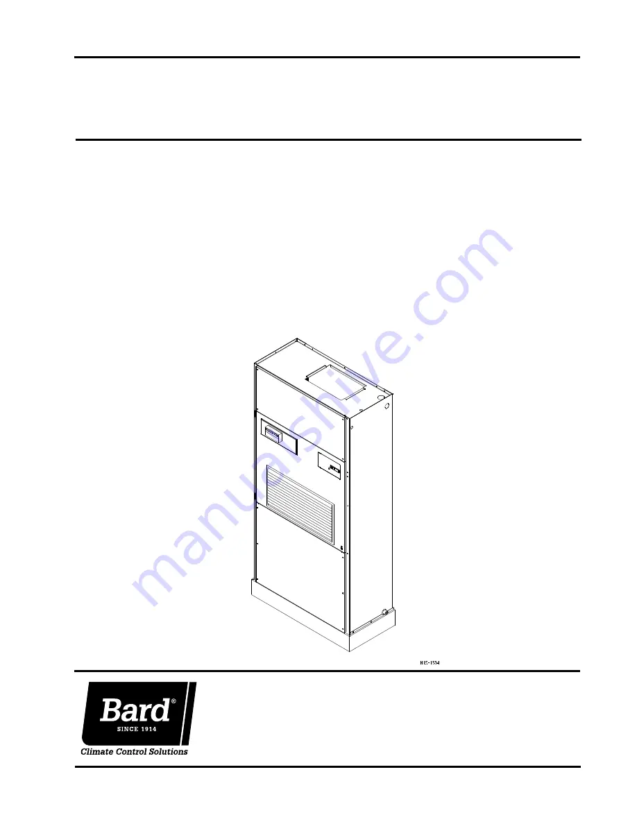 Bard Q30H2-A Installation Instructions Manual Download Page 1