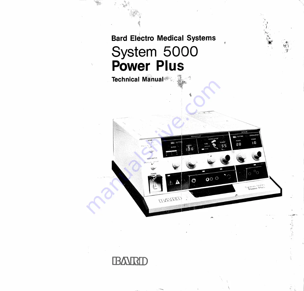 Bard System 5000 Power Plus Technical Manual Download Page 1