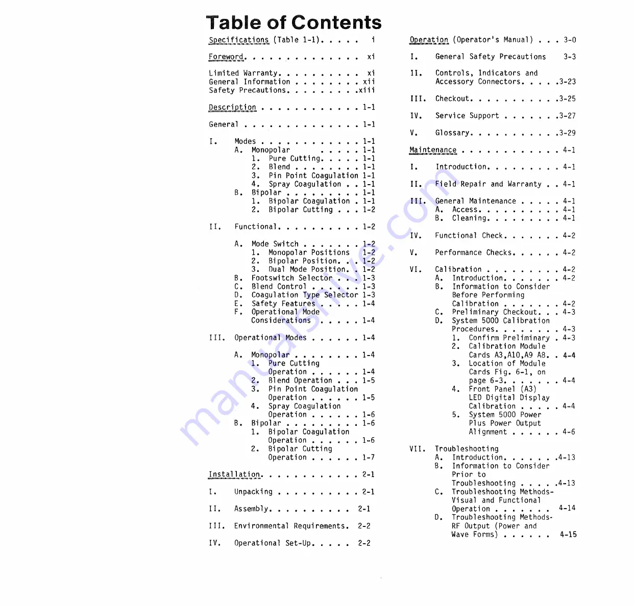 Bard System 5000 Power Plus Technical Manual Download Page 4