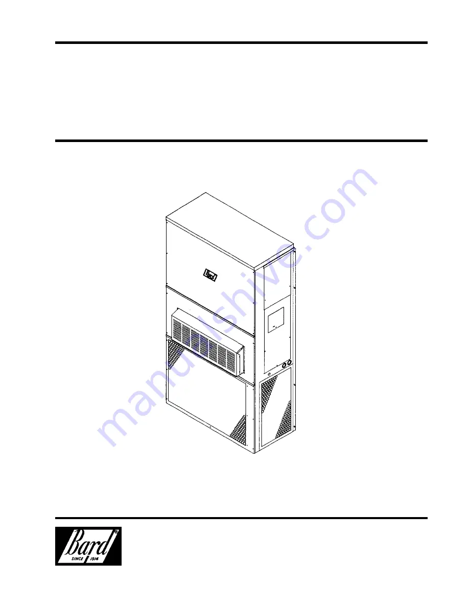 Bard WA181 Installation Instructions Manual Download Page 1