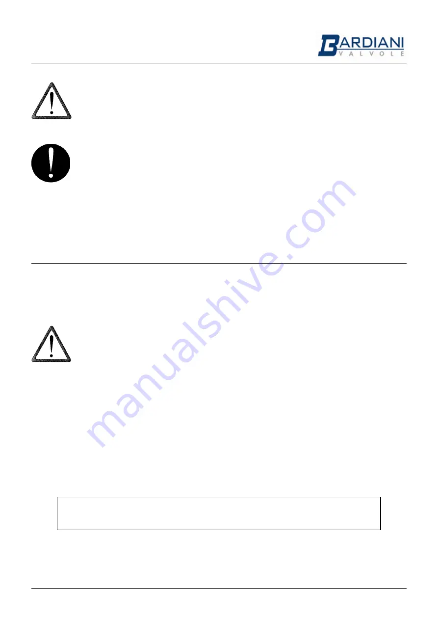 Bardiani BBYS5 Operating And Maintenance Instructions Manual Download Page 3