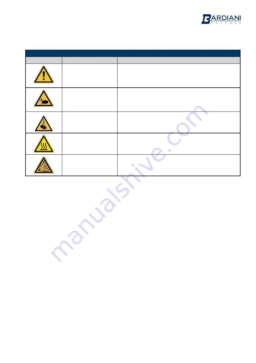 Bardiani BYAW3 Instruction, Use And Maintenance Manual Download Page 5