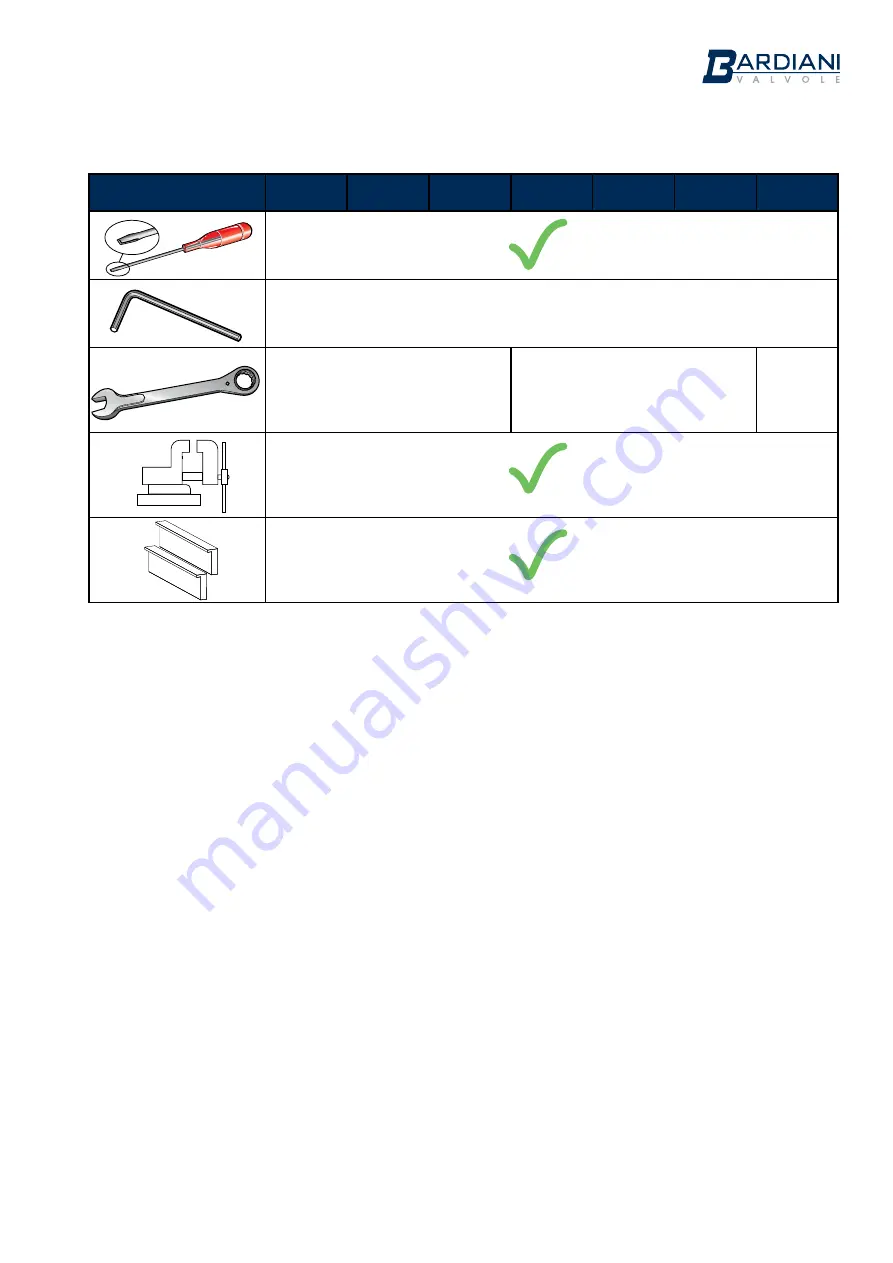 Bardiani BYAW3 Instruction, Use And Maintenance Manual Download Page 23