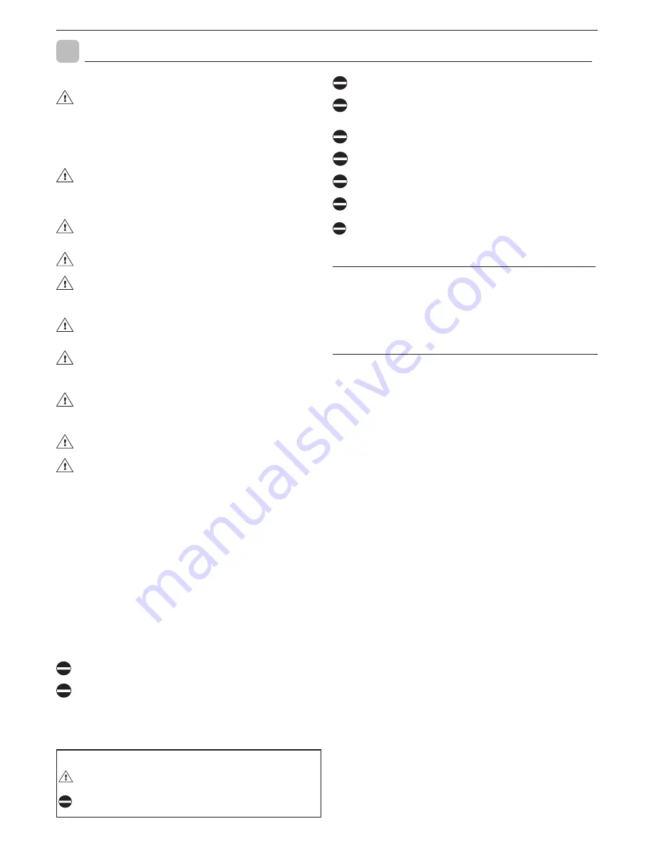 Baretta Mynute J 20 C.S.I. Installer And User Manual Download Page 17