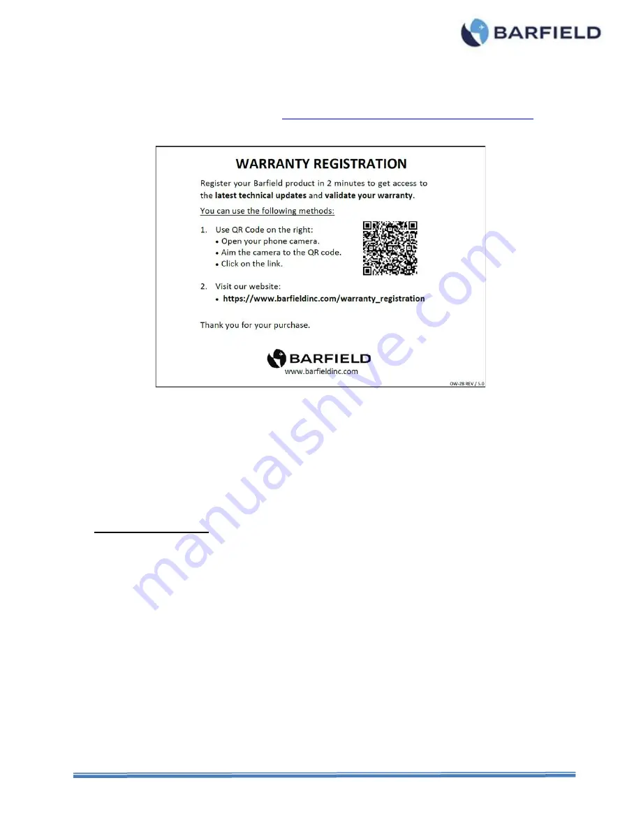 barfield 2311FA User Instruction Manual Download Page 10