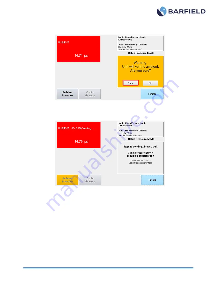 barfield DPS1000 User Instruction Manual Download Page 97