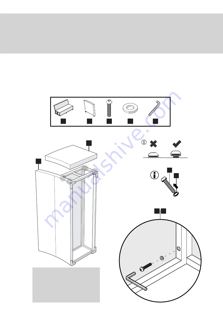 BARKER AND STONEHOUSE BE4DCORNBRWN Assembly Instructions Manual Download Page 6