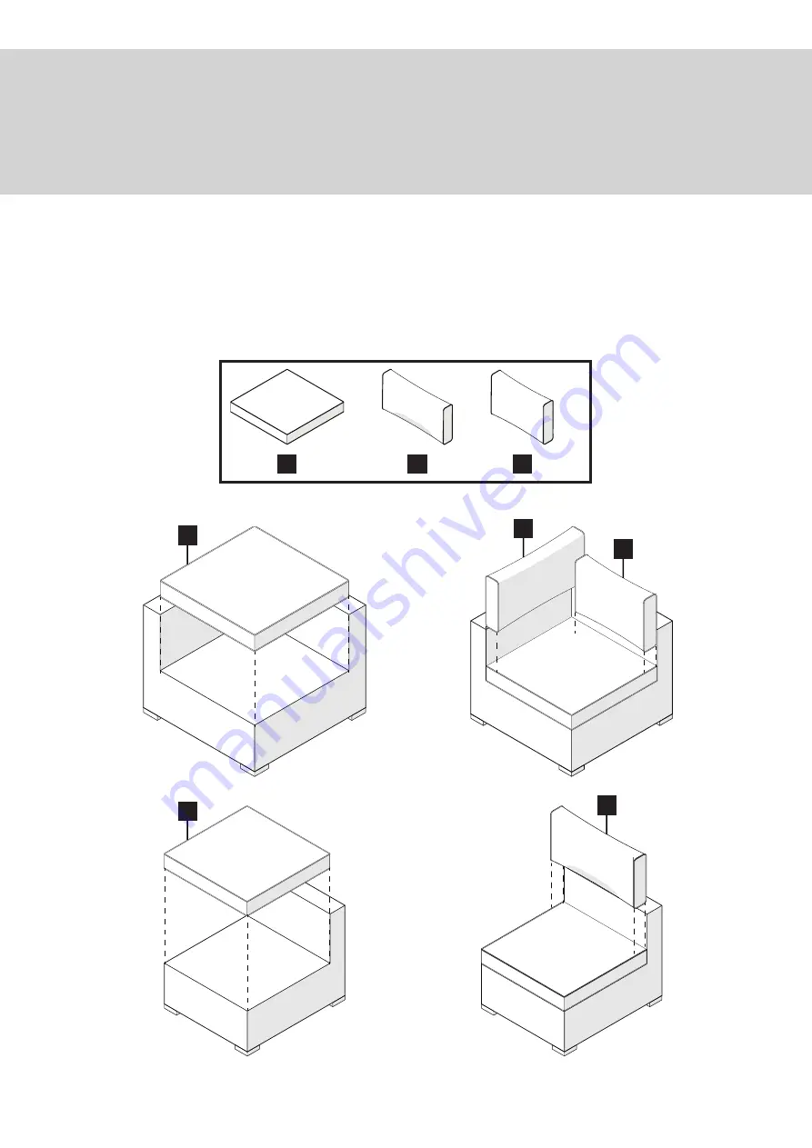 BARKER AND STONEHOUSE SALCOMBE S4L1CORNBRWN Assembly Instructions Manual Download Page 7