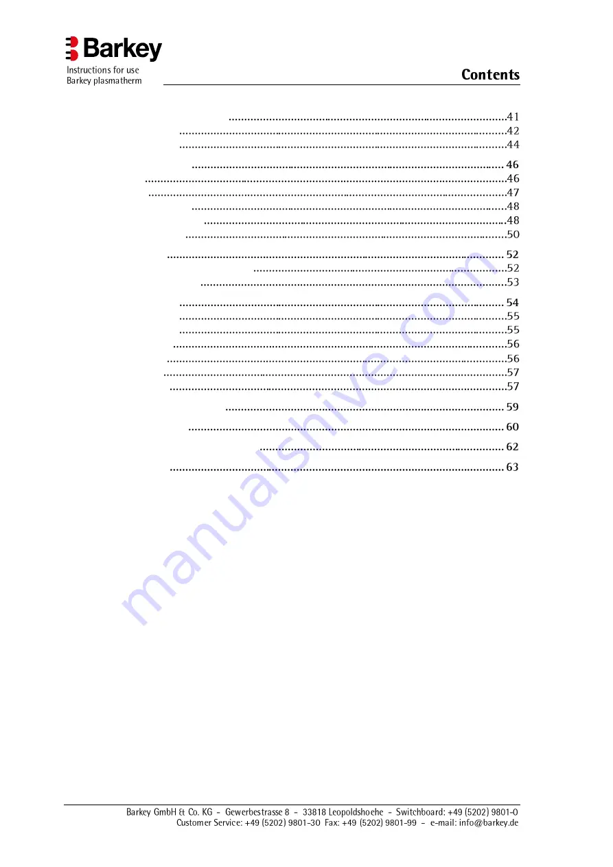 Barkey 212.10043 Instructions For Use Manual Download Page 4