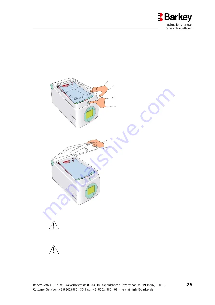 Barkey 212.10043 Instructions For Use Manual Download Page 29