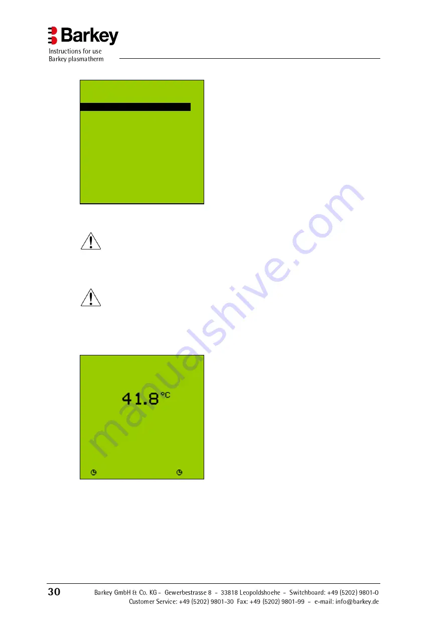 Barkey 212.10043 Instructions For Use Manual Download Page 34