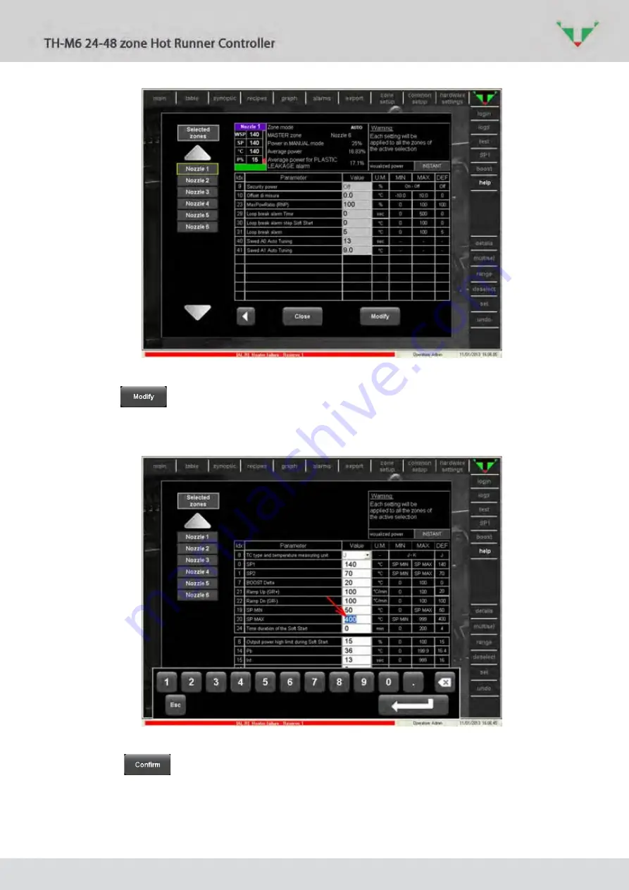 Barnes thermoplay TH-M6 User Manual Download Page 44