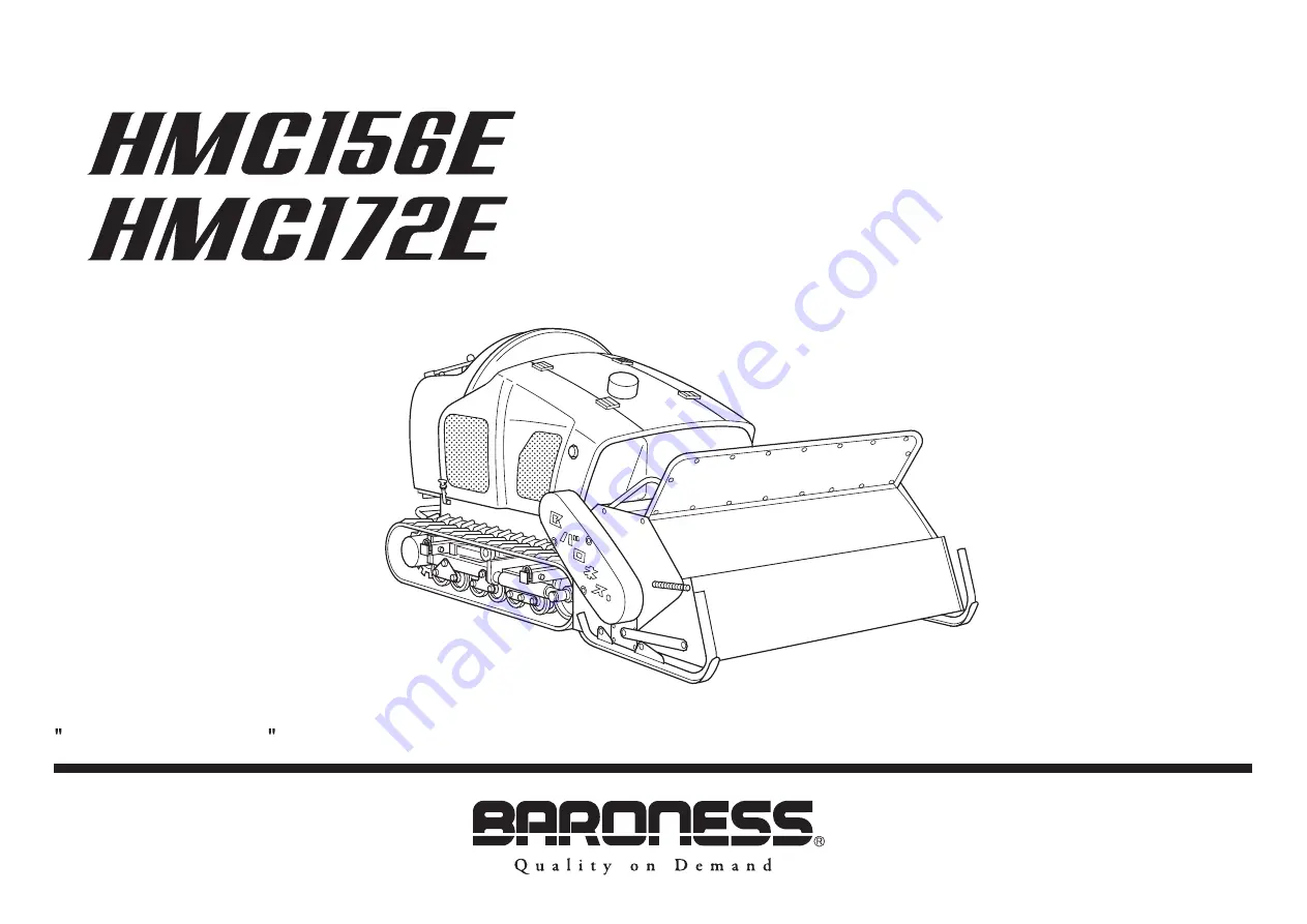 Baroness HMC156E Owner'S Operating Manual Download Page 1