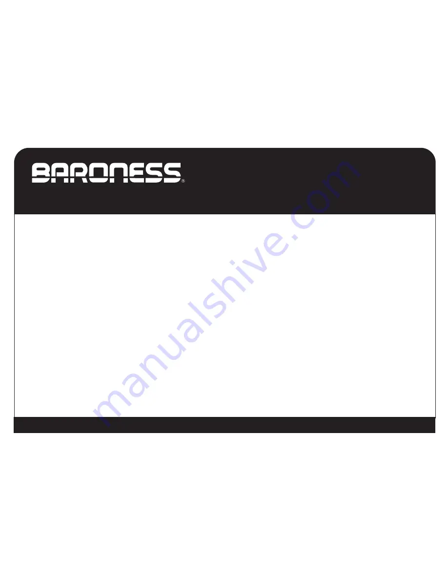 Baroness LM18G Series Owner'S Manual Download Page 25