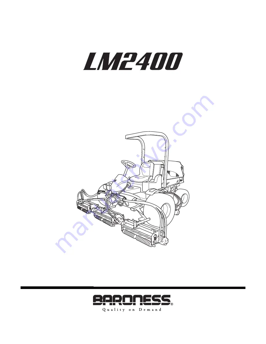 Baroness LM2400 Скачать руководство пользователя страница 1