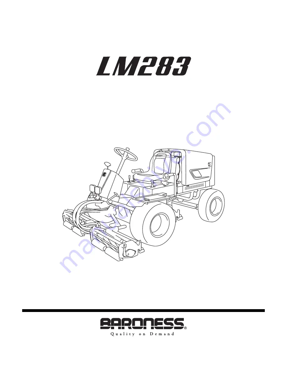 Baroness LM283 Скачать руководство пользователя страница 1