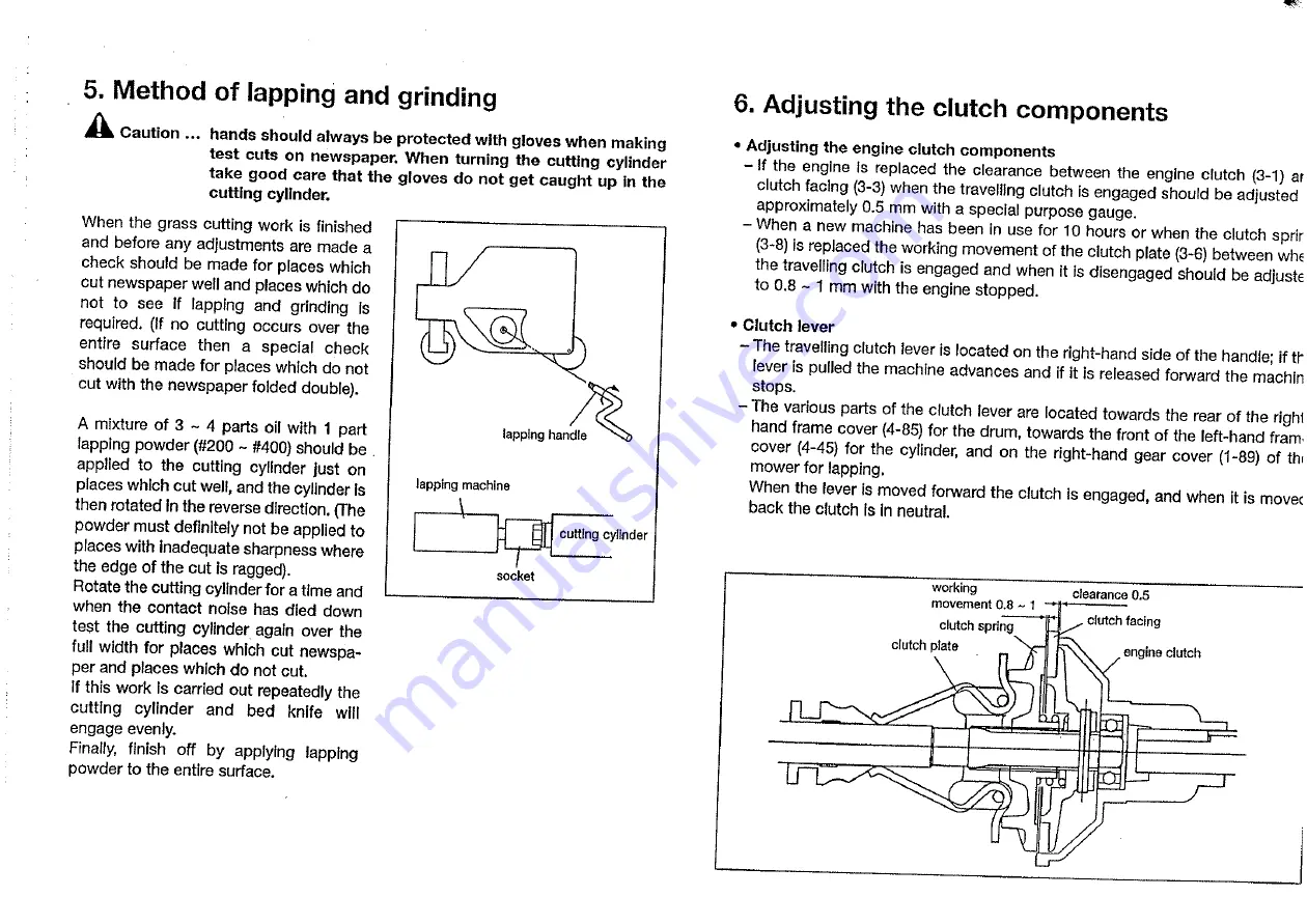 Baroness LM54GA-R Operating And Instruction Manual Download Page 9