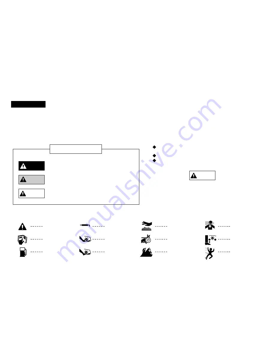 Baroness SUPER MOWER LM180B Owner'S Handling Manual Download Page 3