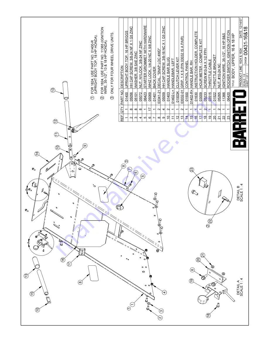 Barreto 1324 Скачать руководство пользователя страница 25