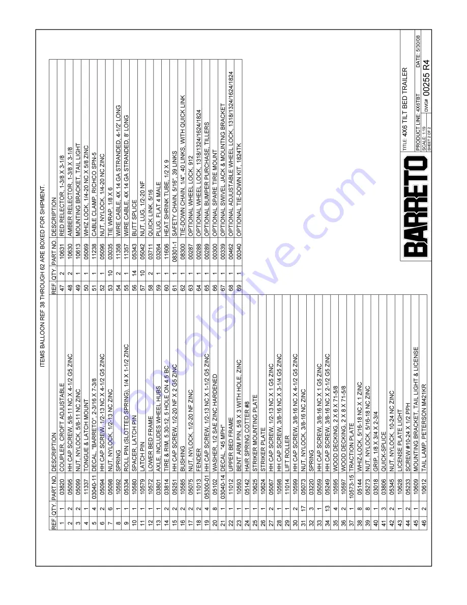 Barreto 1324 Manual Download Page 57