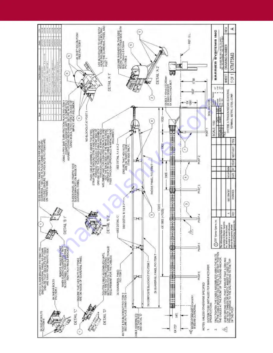 Barrier Systems X-TENSION XTGTSS1 Скачать руководство пользователя страница 36